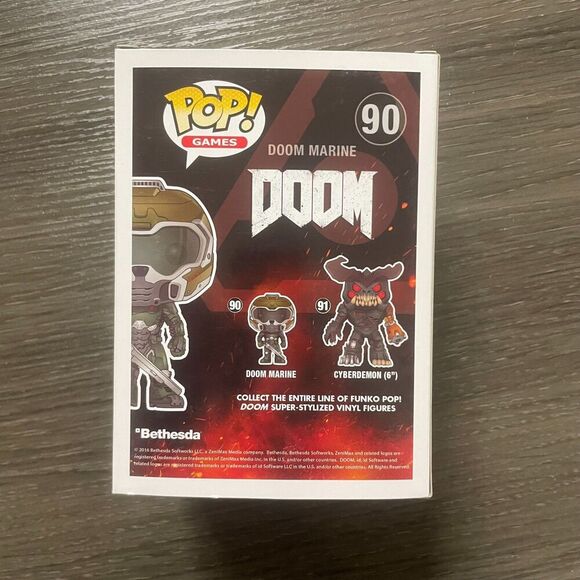 Funko Pop! Vinyl: Doom - Space Marine - GameStop (Exclusive) #90 - Picture 3 of 6